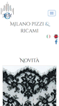 Mobile Screenshot of milanopizziricami.it